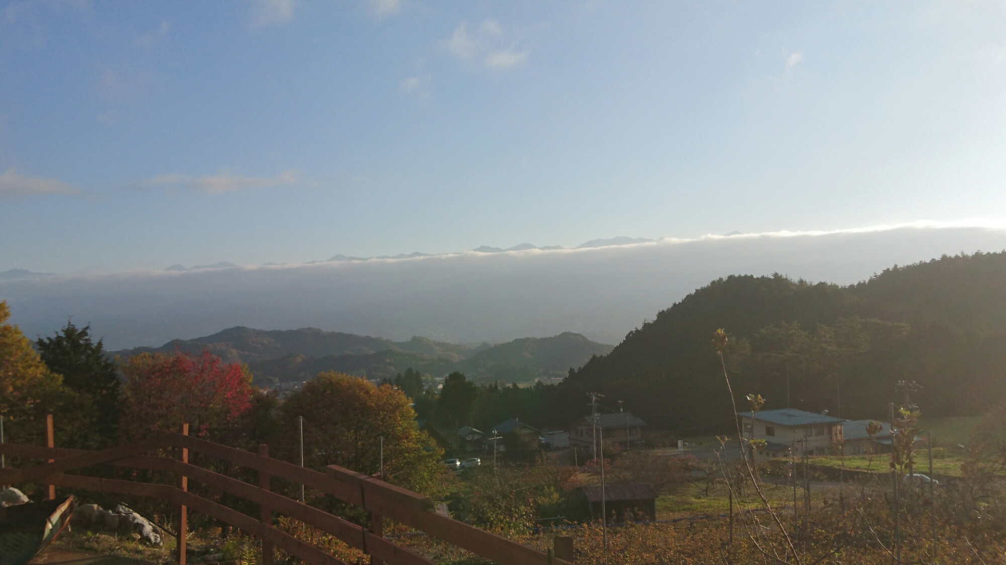 雲海！