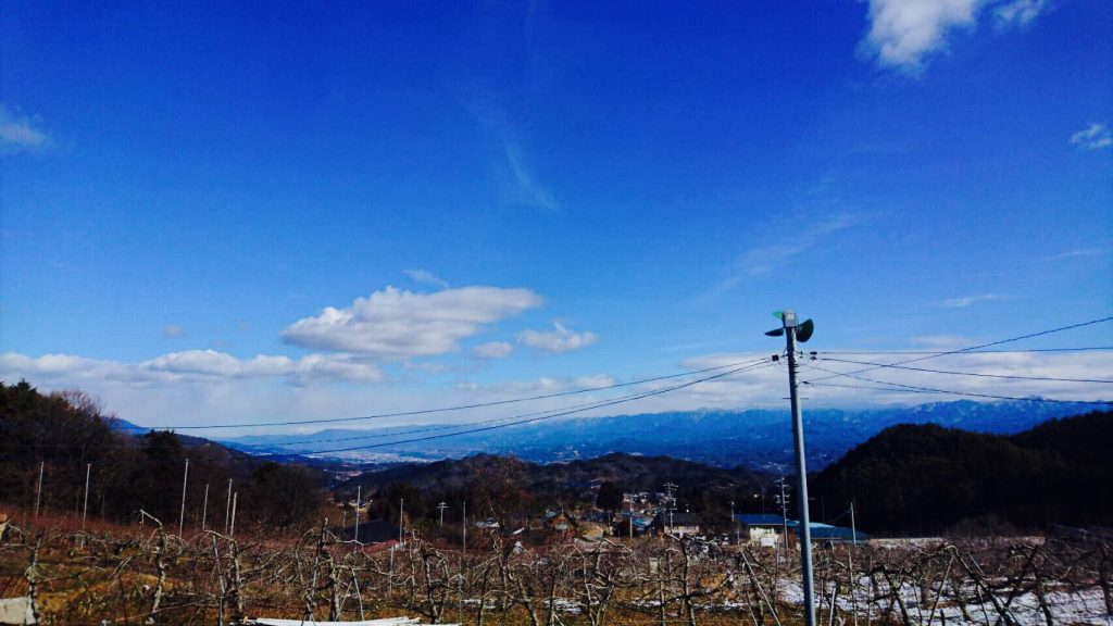 〜冬晴れや白雲ひとつ影もなし〜